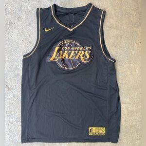 Los Angeles Lakers 24 Kobe Bryant Golden Edition Size 54 Swingman
